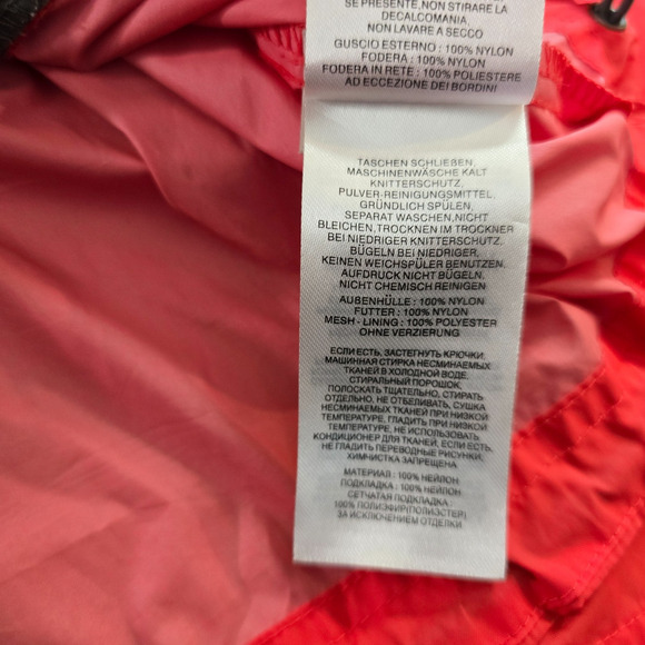 Columbia Light Rain Jacket Women's M Red Omni Shield Full Zip Up Hooded Pockets - Picture 9 of 16